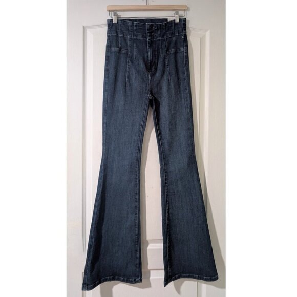NWT FP We The Free | Jayde Flare Jeans In Night Sky - Picture 3 of 14